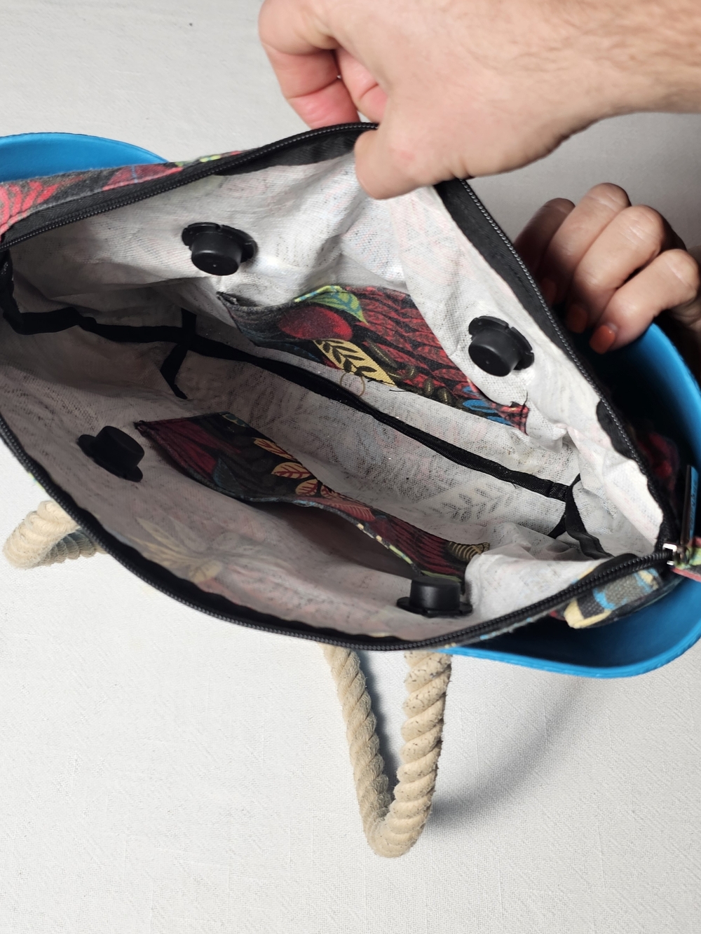 Fairybag rubber tote Blue‎ - Picture 5 of 6